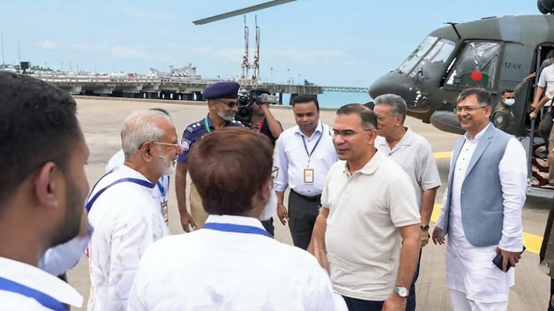 প্রধানমন্ত্রী তারেক রহমান মাতারবাড়ি পৌঁছেছেন, শুরু মেগাপ্রকল