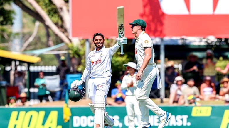 অস্ট্রেলিয়ার মাটিতে ইতিহাস, তানজিদের সেঞ্চুরিতে মুগ্ধ ক্রিকে