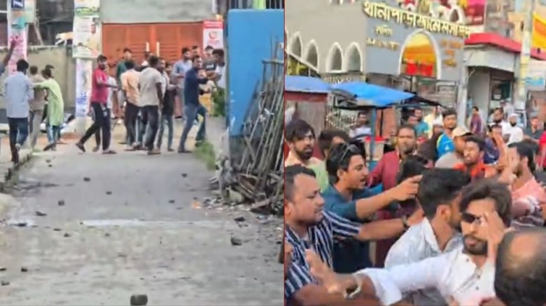 কুষ্টিয়ায় এমপি আমির হামজার গাড়িতে ইটপাটকেল নিক্ষেপ