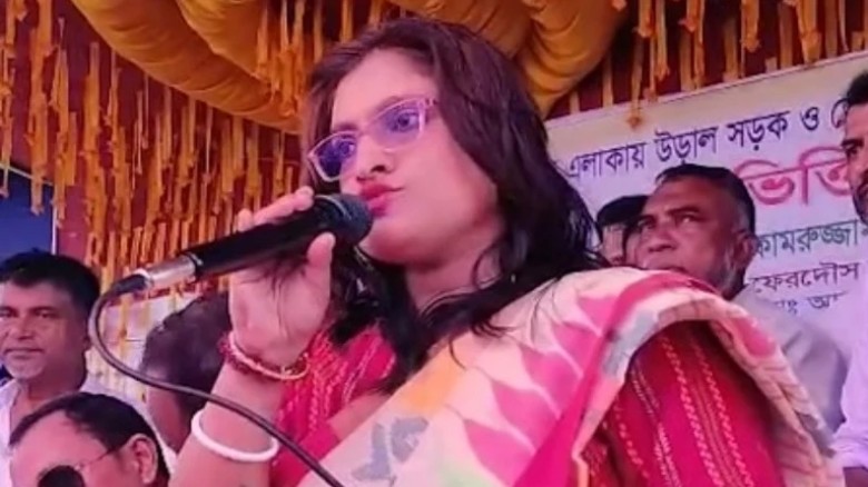 জনসভায় ছাত্রলীগের নাম নেওয়ায় বিতর্কে জামালগঞ্জের ইউএনও...
