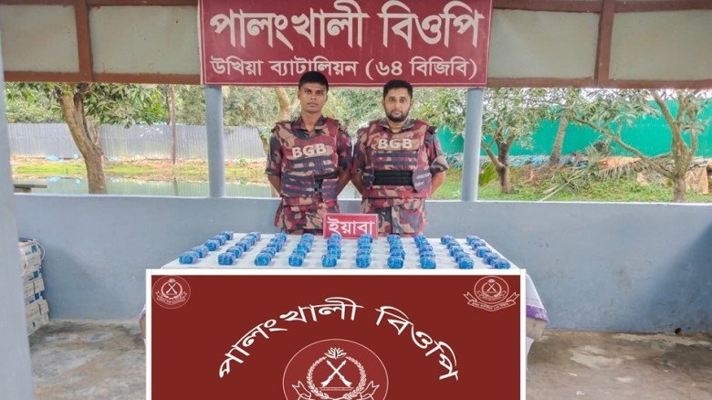 কক্সবাজারে বিজিবির অভিযানে এক লাখ পিস ইয়াবা উদ্ধার
