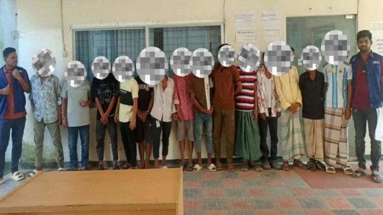 কক্সবাজার সদরে ২৪ ঘণ্টায় ১৫ অপরাধী গ্রেফতার